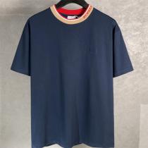 BURBERRY コピー Ｔシャツ 高品質コットンシンプル刺繍ロゴ 首元ロゴラインアクセント バーバリー