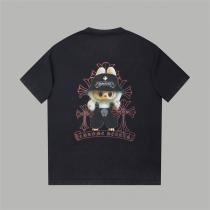 クロムハーツ コピー Tシャツ ヴィンテージ加工 立体キャラクター刺繍デザイン カジュアル CHROME HEARTS