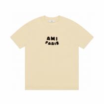 アミ パリス 偽物 Tシャツ メンズ クラシックロゴプリント カジュアル クルーネック 夏新作 AMI PARIS