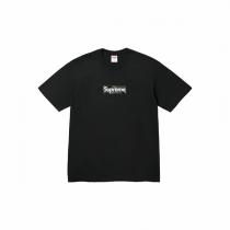SUPREME  スーパーコピー Tシャツ ボックスロゴ カモフラデザイン シンプルモード 白T シュプリーム