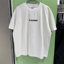  ジルサンダースーパーコピー Tシャツ ミニマルロゴ＆ハートメッセージ刺繍 バックアート モード JIL SANDER