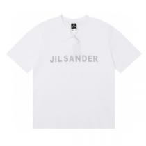  JIL SANDER スーパーコピー Tシャツ アークテリクスコラボ ミニマルロゴ ホワイト モード ジルサンダー