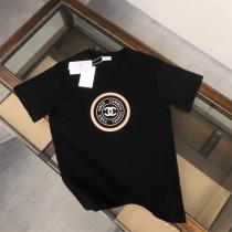 CELINE × CH 偽物 Tシャツ 丸型ロゴプリント 入手困難 夏季限定クルーネック半袖 セリーヌ