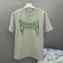 バレンシアガ コピー Tシャツ 滴落風ロゴプリント ユニセックス カジュアル 高品質コットン BALENCIAGA