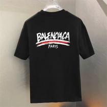 BALENCIAGA スーパーコピー Tシャツ ミニマル胸ロゴプリント 高級感溢れる コットン素材 バレンシアガ