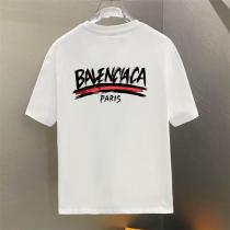 BALENCIAGA スーパーコピー Tシャツ ミニマル胸ロゴプリント 高級感溢れる コットン素材 バレンシアガ