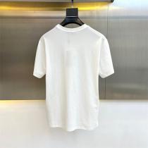  VERSACE コピー Tシャツ チェック柄×フラワー調モチーフ融合 ブラック＆ホワイト ヴェルサーチ