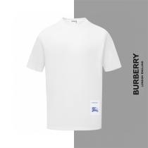 BURBERRY 偽物 Tシャツ ホースロゴパッチ付き シンプルラグジュアリー 2色展開 バーバリー