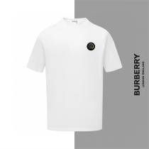 BURBERRY 偽物 Tシャツ クレスト風 エンブレム刺繍入り 高級感漂うミニマル バーバリー