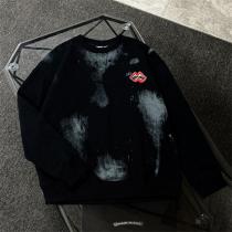 CHROME HEARTS 偽物 トレーナー ペイント ビッグリップ スウェット ストリート クロムハーツ