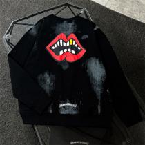 CHROME HEARTS 偽物 トレーナー ペイント ビッグリップ スウェット ストリート クロムハーツ