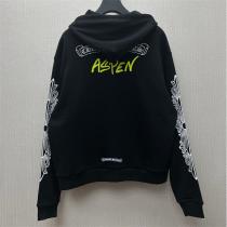クロムハーツ スーパーコピー パーカー クロスアームデザイン×バックロゴ フルジップ CHROME HEARTS