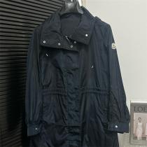 MONCLER コピー 上品＆軽量 ロングコート ウエストドローコード付き モンクレール