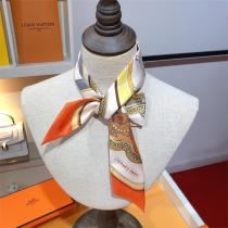 エルメス コピー スカーフ ツイリー ネイビー×ベージュ 気品漂うヴィンテージ調デザイン HERMES