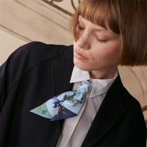  HERMES スーパーコピー ツイリー スカーフ ポップホースプリント シルク装飾アクセント エルメス