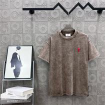  期間限定 Aアミパリス スーパーコピー Tシャツ ハート刺繍ロゴ カラフルコットン トレンド AMI PARIS