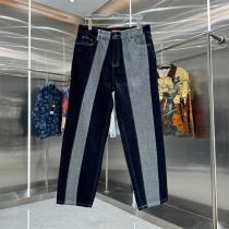 SUPREME コピー ジーンズ カラーブロックストライプ ツートーンデニム 数量限定 シュプリーム