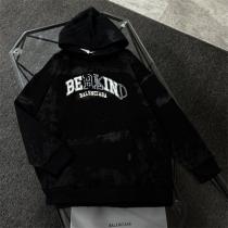 バレンシアガ 偽物  ヴィンテージ風 ストリートパーカー おすすめ トレンド BALENCIAGA