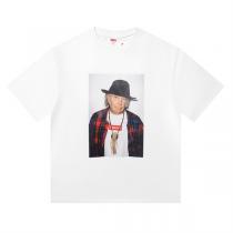 SUPREME コピー Tシャツ ネイルヤングフォトプリント 人気白T 即完売 お洒落 シュプリーム