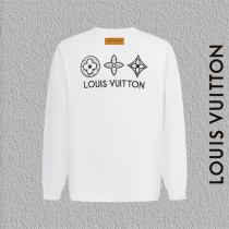  LOUIS VUITTON スーパーコピー 存在感抜群 刺繍ロゴ トレーナー ストリート 高級感 ルイヴィトン