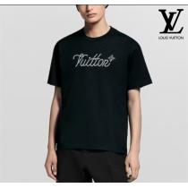 お洒落最新ルイヴィトンLV 偽物 TシャツコピーLOUIS VUITTON シグネチャー エンベリッシュド新作
