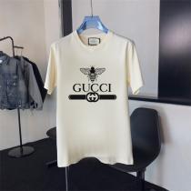 Gucc1 コピー Tシャツ プレミアム 蜂とロゴ刺繍デザイン スタイリッシュ＆洗練 Gucc1