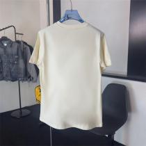 Gucc1 偽物 Tシャツ 洗練された ロゴ刺繍＆ストライプデザイン 高級感溢れる＆モダン Gucc1