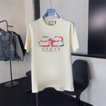 Gucc1 コピー Tシャツ 鮮やかな フラワーロゴデザイン スタイリッシュ＆トレンディ Gucc1