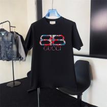 Gucc1 コピー Tシャツ 鮮やかな フラワーロゴデザイン スタイリッシュ＆トレンディ Gucc1