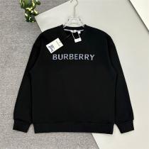 BURBERRY コピー トレーナー ロゴ刺繍 シンプル ブラック 斬新 快適 バーバリー