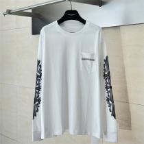 クロムハーツ 偽物 ロゴ刺繍 長袖Tシャツ Aspen エディション お洒落 上質 CHROME HEARTS