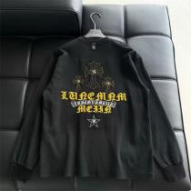 CHROME HEARTS スーパーコピー 長袖Tシャツ フラワー刺繍 デザイン アスぺン クロムハーツ