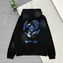 クロムハーツ スーパーコピー パーカー プレミアム 花刺繍 お洒落 CHROME HEARTS