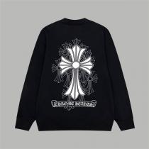 CHROME HEARTS コピー トレーナー 高級感溢れる クロス刺繍 ストリート クロムハーツ