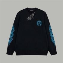 クロムハーツ 偽物 トレーナー クラシック スタイリッシュ ロゴ刺繍 CHROME HEARTS
