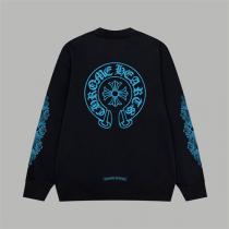 クロムハーツ 偽物 トレーナー クラシック スタイリッシュ ロゴ刺繍 CHROME HEARTS