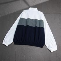  話題 BALENCIAGA コピー カラーブロック ロゴ ウィンドブレーカー ジャケット バレンシアガ