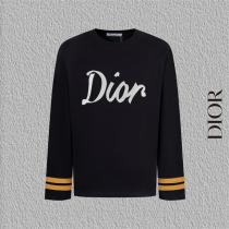 新登場 DIOR コピー 高級 リミテッド ナンバリング ロゴ デザイン 長袖 Tシャツ ディオール