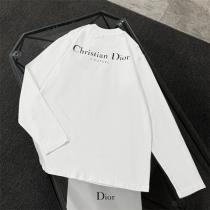 新着 ディオール スーパーコピー エクスクルーシブ 上質 ダメージド ロゴ 長袖 Tシャツ DIOR