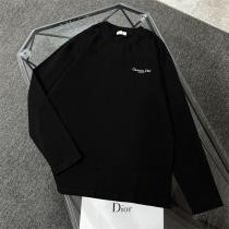 新着 ディオール スーパーコピー エクスクルーシブ 上質 ダメージド ロゴ 長袖 Tシャツ DIOR