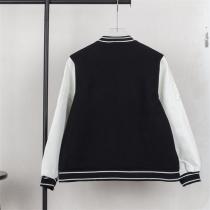 GIVENCHY 偽物 クラシック カジュアル バイカラー ロゴスタジャン ジャケット ジバンシィ