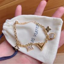LOUIS VUITTON コピー ブレスレット モノグラム シグネチャー ゴールドリンク レア ルイヴィトン
