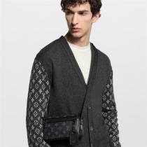  LOUIS VUITTON コピー 新登場 モノグラムエクリプス レザー ショルダーバッグ ルイヴィトン