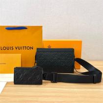 LOUIS VUITTON 偽物 上質 エクリプス レザー コンパクトショルダーバッグ ルイヴィトン