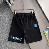 ロエベ  スーパーコピー スタイリッシュ  高級刺繍 ドローコード ハーフパンツ LOEWE