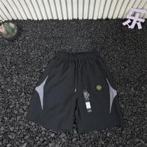 STONE ISLAND コピー 3カラー切替 ロゴワッペン ドローコード ハーフパンツ ストーンアイランド