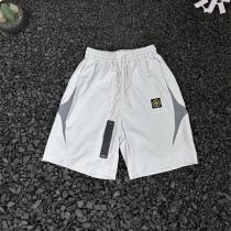 STONE ISLAND コピー 3カラー切替 ロゴワッペン ドローコード ハーフパンツ ストーンアイランド