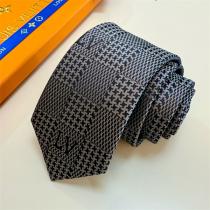 LOUIS VUITTON コピー ネクタイ 高級 エレガント チェック柄 ロゴ入り 洗練 ルイヴィトン