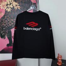 バレンシアガ コピー 長袖Tシャツ お洒落 モノトーン モダン グラフィック スポーティ BALENCIAGA