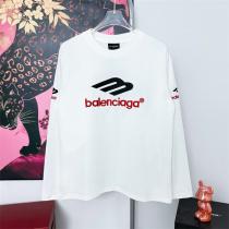バレンシアガ コピー 長袖Tシャツ お洒落 モノトーン モダン グラフィック スポーティ BALENCIAGA